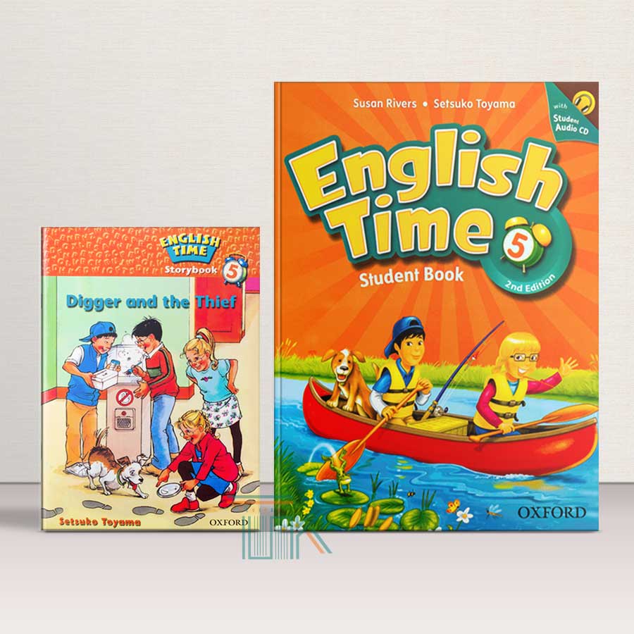 پک کتاب انگلیش تایم 5 ویرایش دوم به همراه کتاب داستان | English Time 5 2nd Edition with Story Book Pack | خرید کتاب زبان | خرید لوازم التحریر | چی کتاب | بالاترین تخفیف و ارسال رایگان