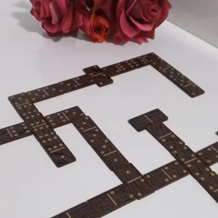 بازی فکری دومینو چوبی پک 5 تایی