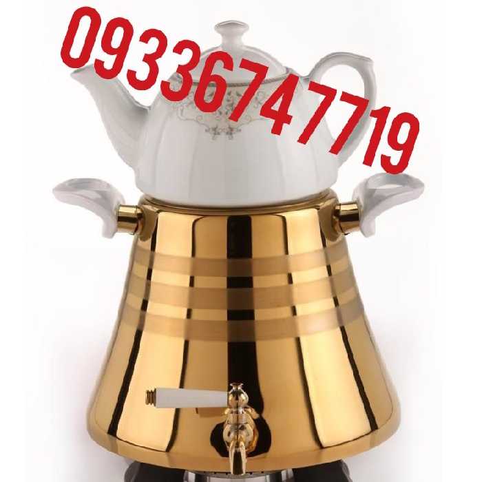 تولیدی کتری قوری طلایی ساخت شرکت تولیدی کتری قوری استیل فراهانی  تولید کننده برتر کتری و قوری استیل در ایران