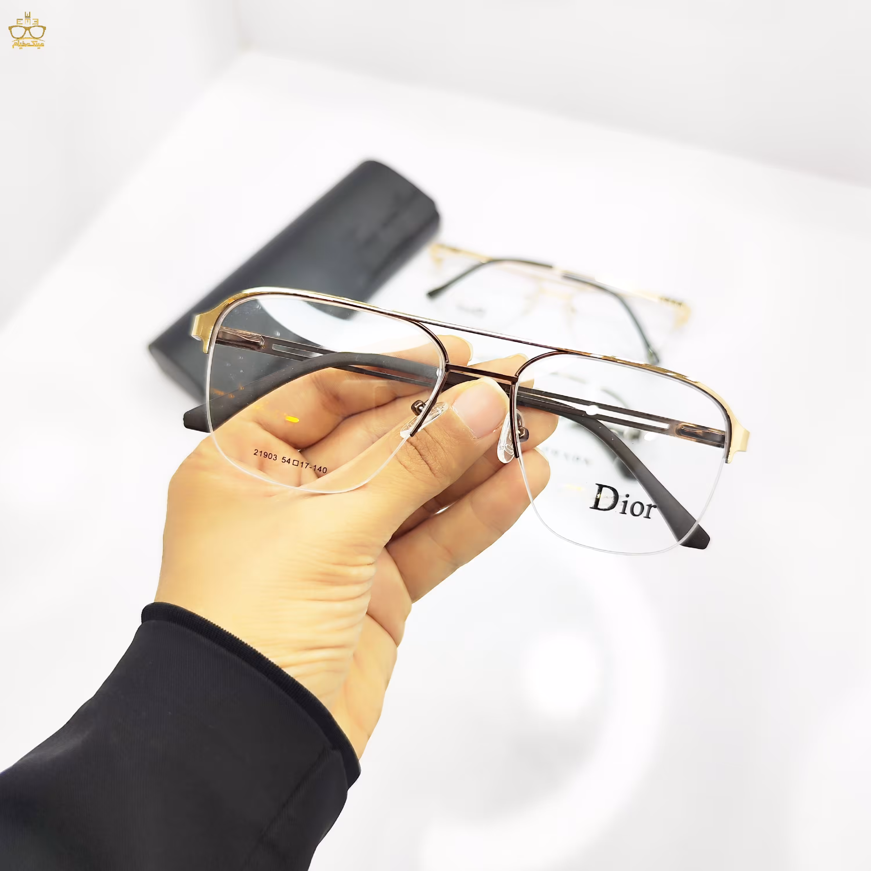 عینک نیم قاب پلیسی کد836