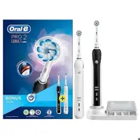 دو عدد مسواک برقی اورال بی Oral-B سری PRO2 مدل 2900 | در دو رنگ مشکی و سفید