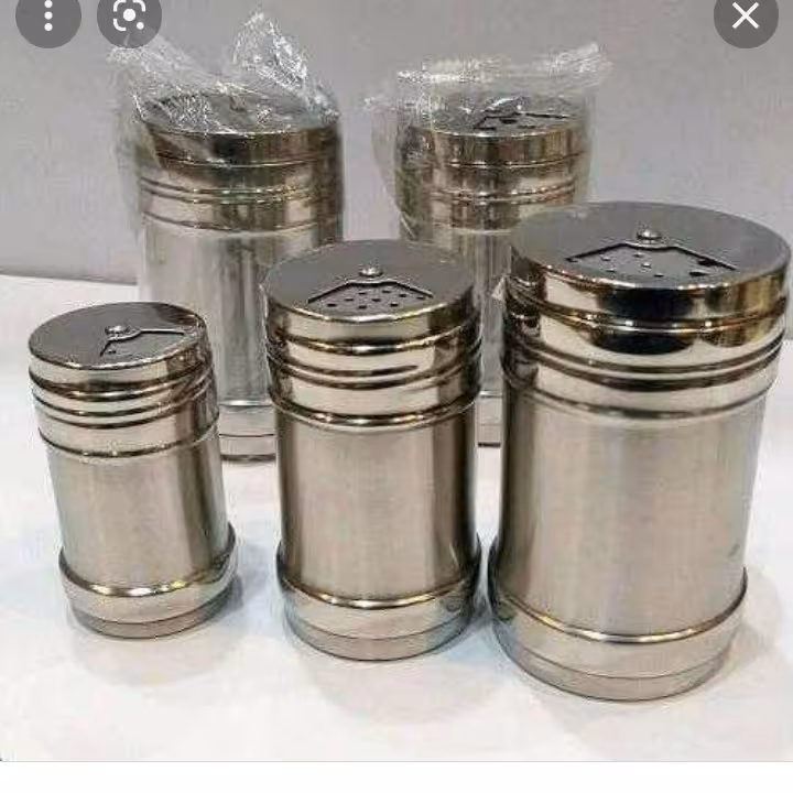 ادویه پاش 3 عددی استیل اصلی