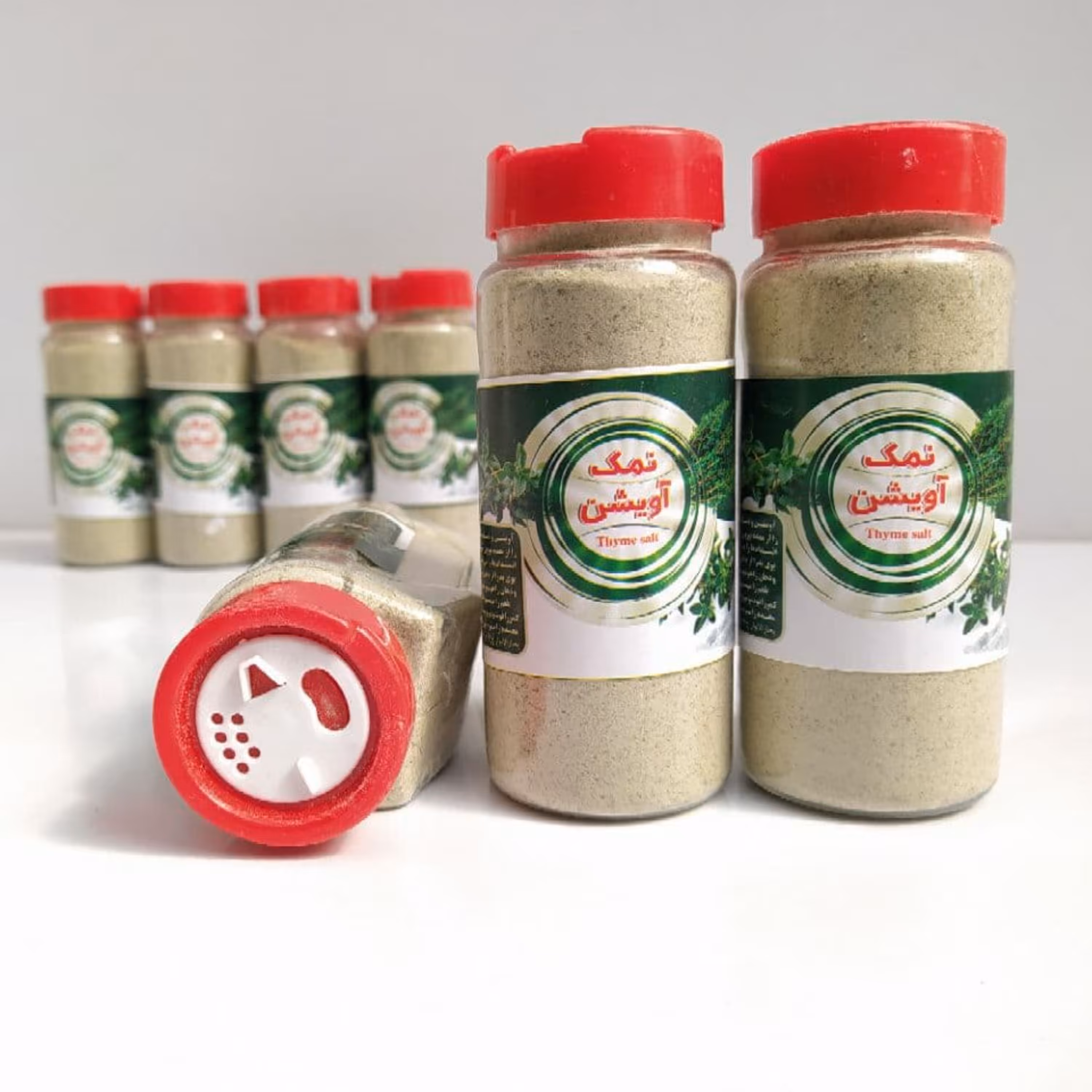 نمک آویشن. نمک.نمک آویشن بسته بندی. آویشن نمک