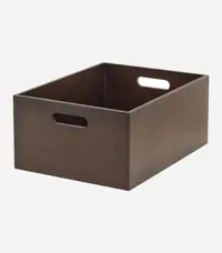 باکس بامبو تیره ایکیا مدل IKEA-UPPDATERA سایز 24x32x15