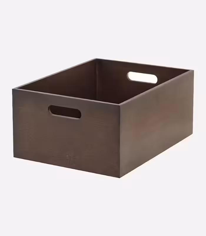 باکس بامبو تیره ایکیا مدل IKEA-UPPDATERA سایز 24x32x15