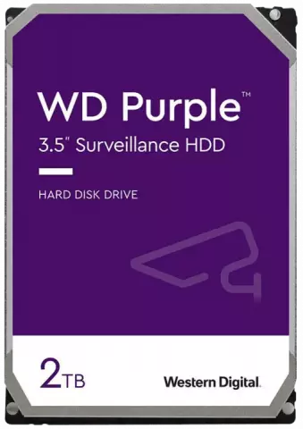 هارد اینترنال 2 ترابایت WD مدل PURPLE SURVEILLANCE WD20PURX