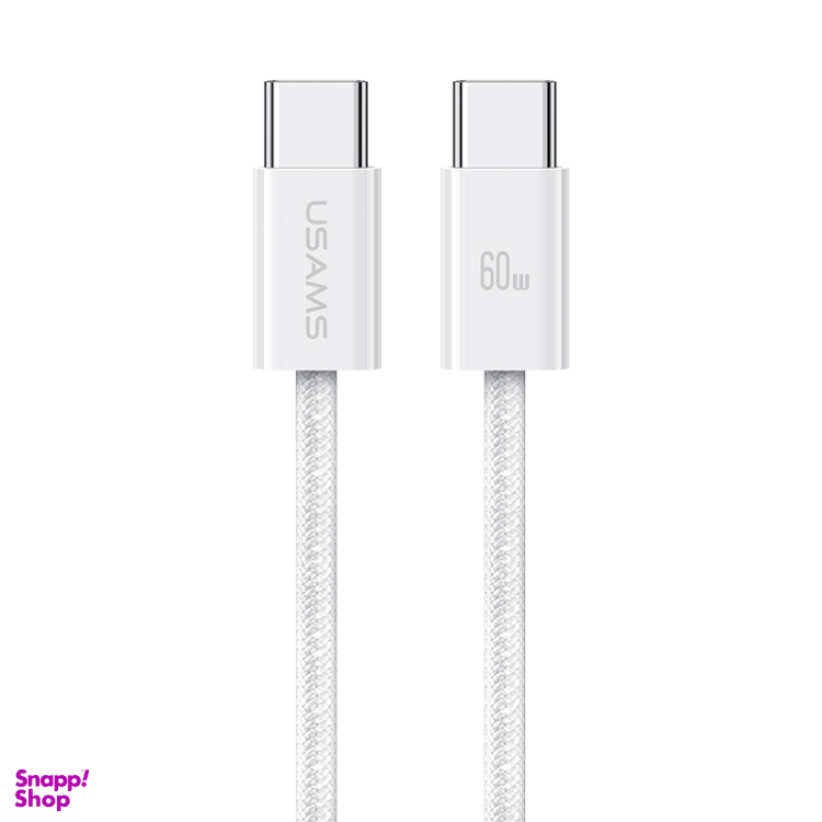 کابل تبدیل 1.2 متری یوسمز مدل Type-C به Type-C کد US-SJ656