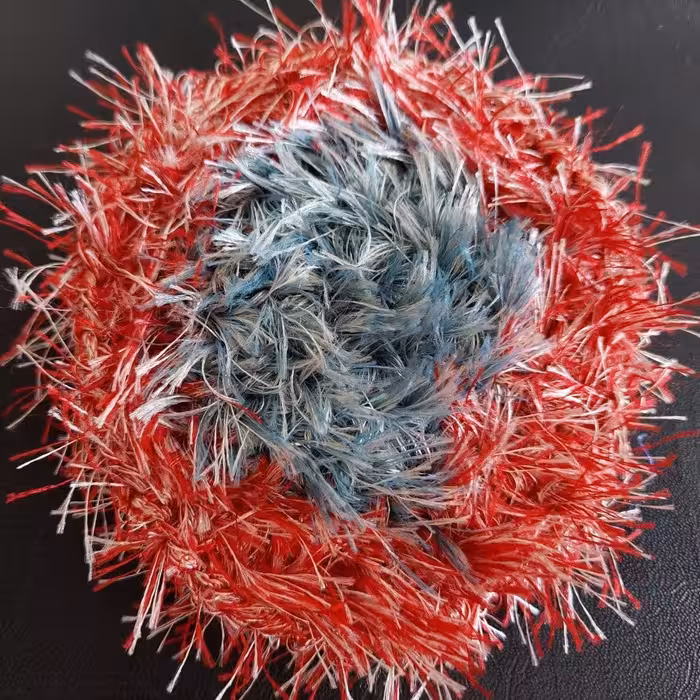 اسکاج بافتنی یوموش زرشکی سبز مخصوص شست و شوی ظروف تفلون 