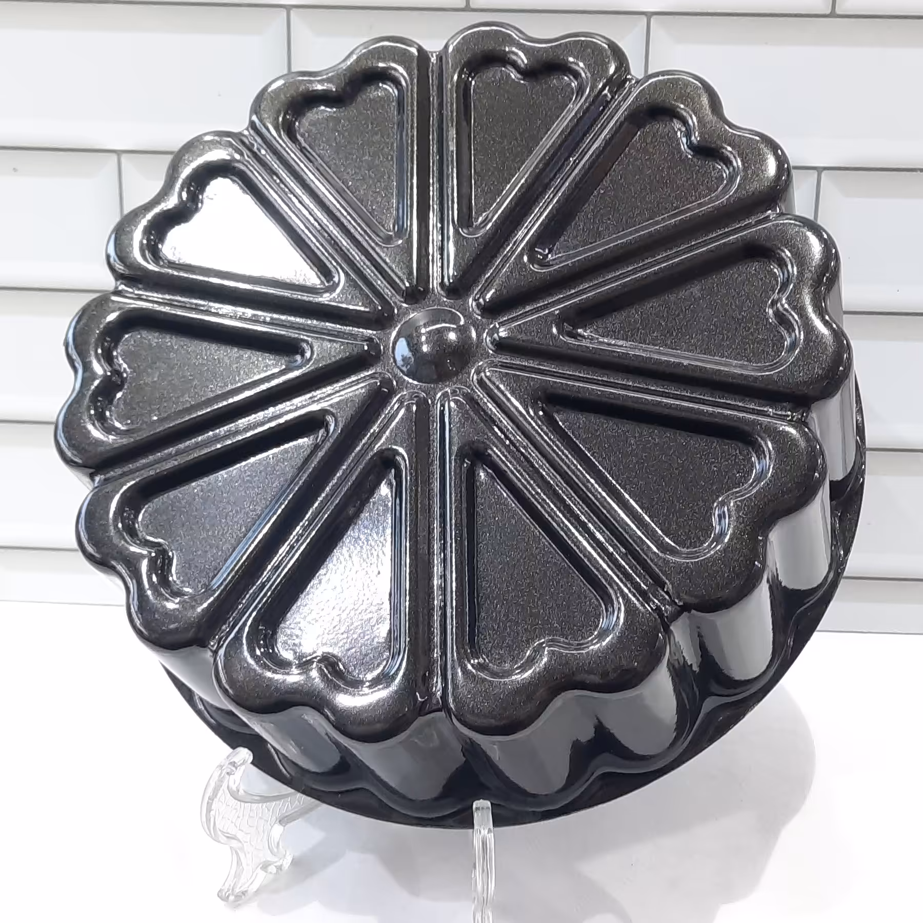 قالب تفلون گرانیتی اسلایس قلبی قطر 25 سانت ارتفاع 8 سانت