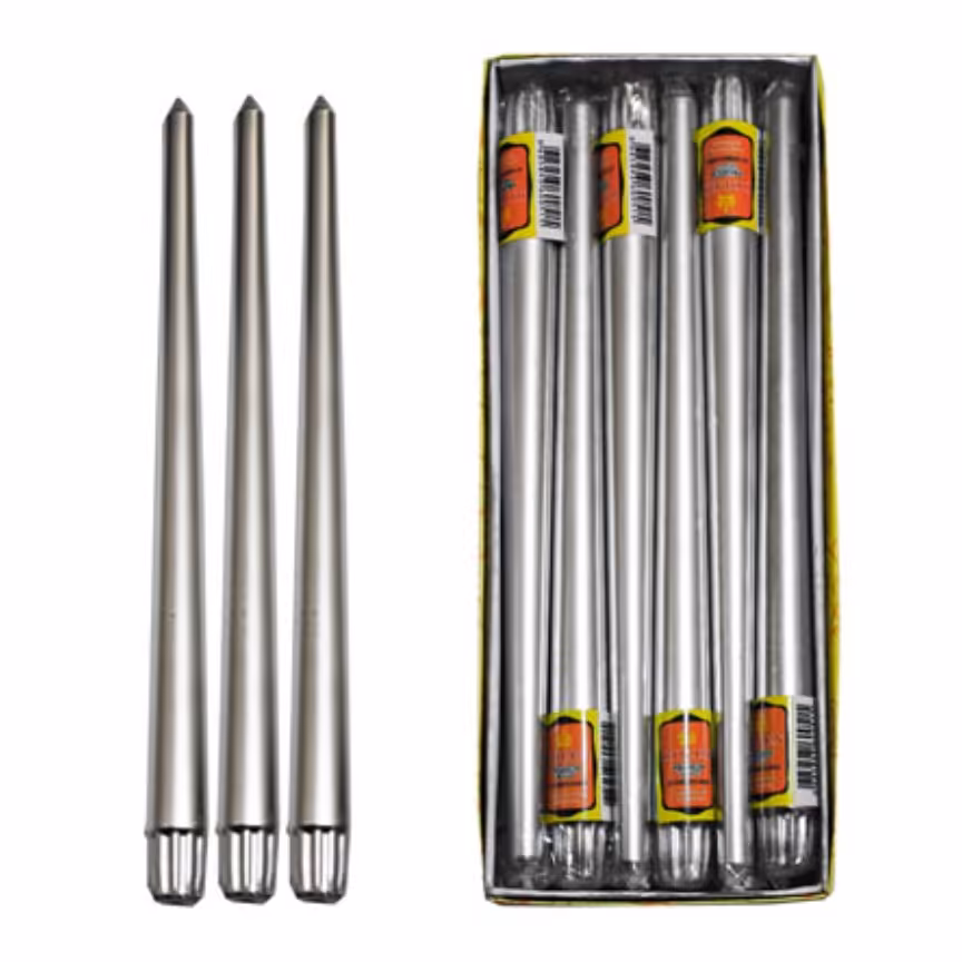 شمع 30 سانت نقره ای