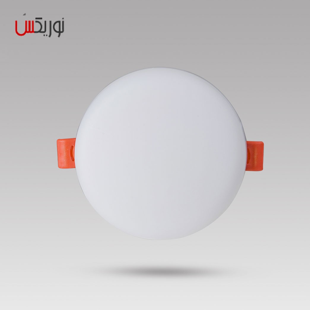 پنل گرد توکار فنر متغیر 10وات مهتابی نوریکس یکسال گارانتی 