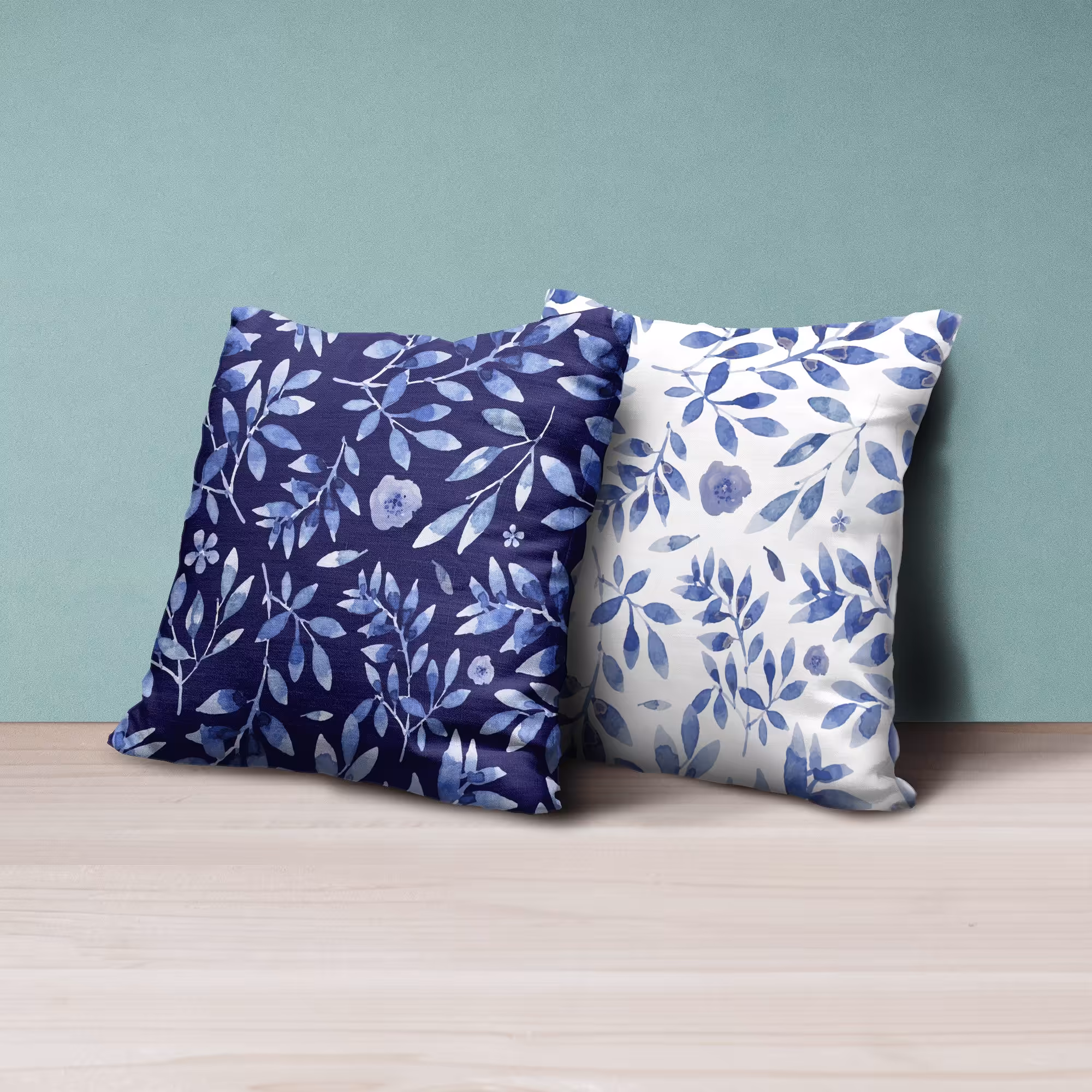 یک عدد کاور کوسن مخمل یک رو دو رنگ 40 در 40 زیپ دوزی شده