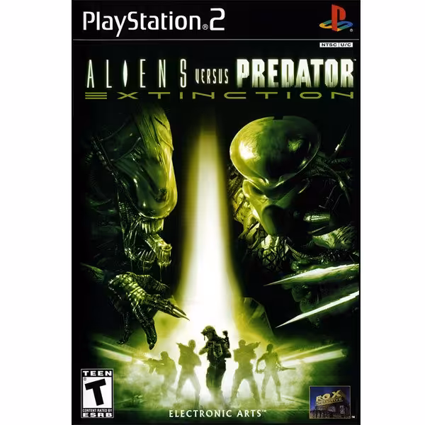 خرید بازی پلی استیشن 2 دو بازی Aliens Versus Predator گیم مخصوص ps2 سی دی بازی استراتژیک اکشن play station 2