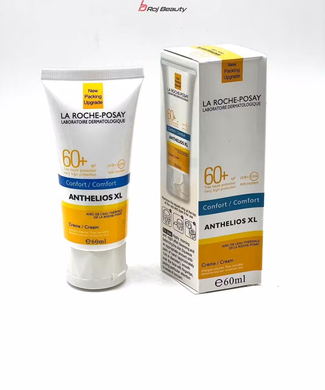 کرم ضد آفتاب بی رنگ و ضد لک لاروش پوزای SPF 60 Colorless and anti-stain sunscreen cream Larva Pooza SPF 60