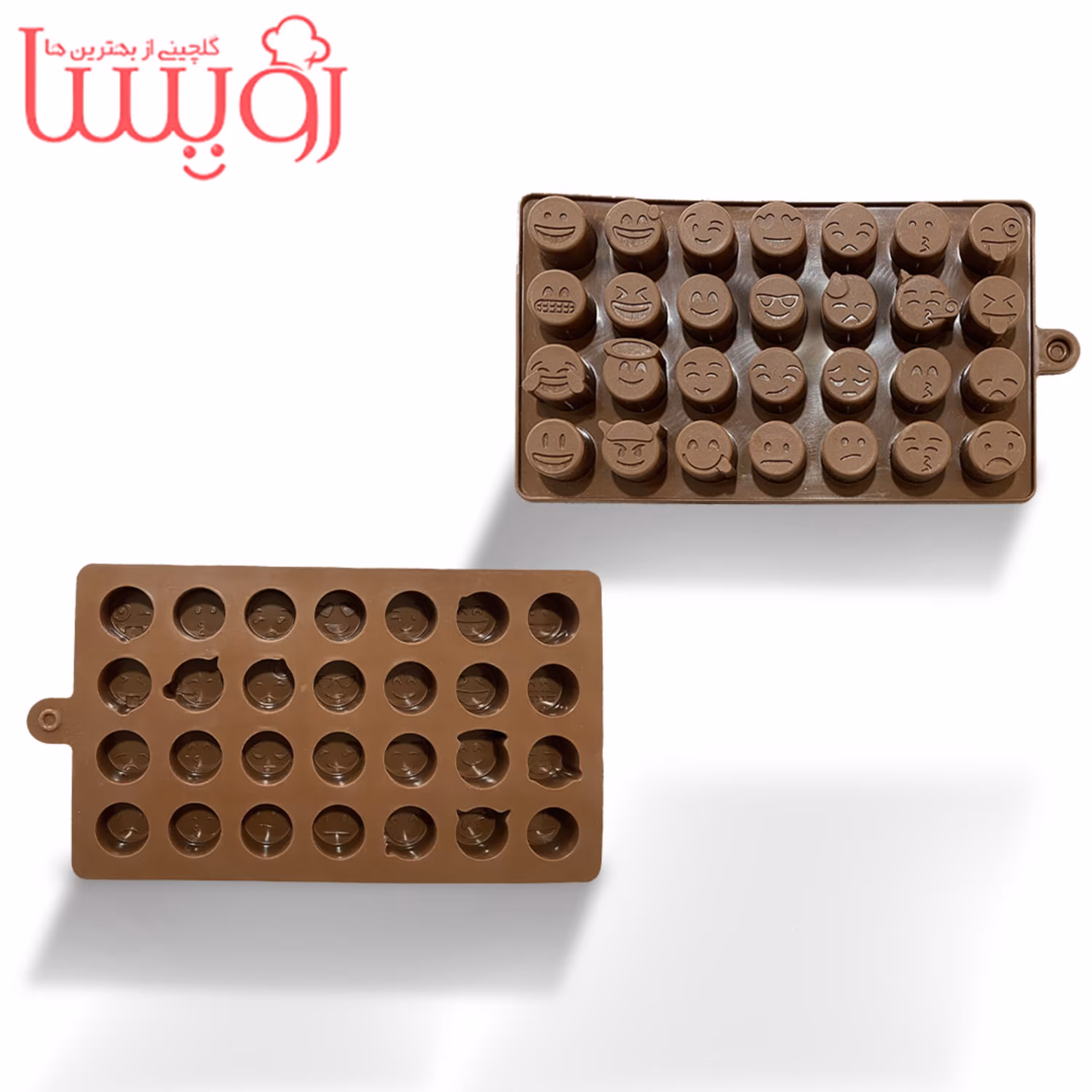 قالب سیلیکونی شکلات اموجی رویسا