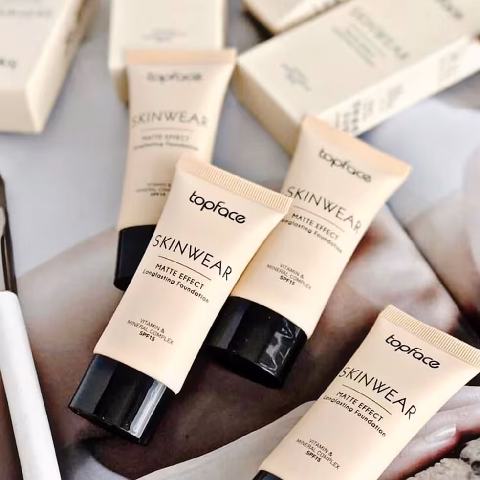 کرم پودر تاپ فیس شماره 5 تیوپی کاملا مخملی و برند ترکیه 