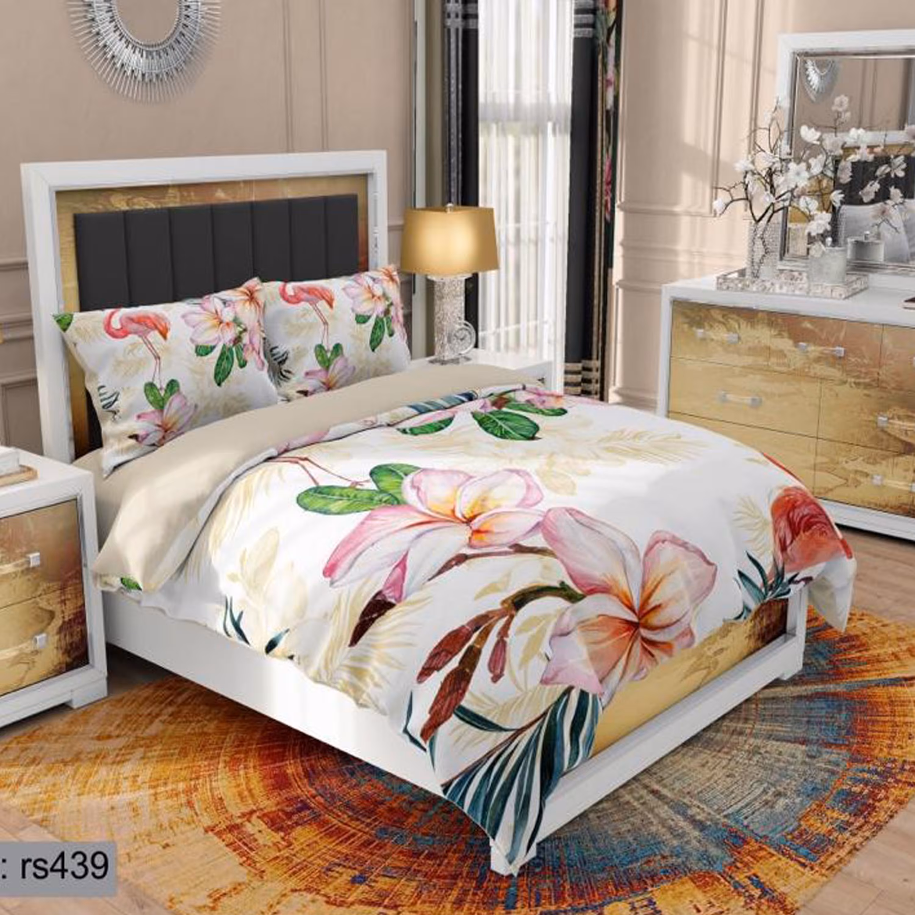 سرویس روتختی 1 نفره تنسل چاپی برندترک لند (Turk Land)  کد rs 439