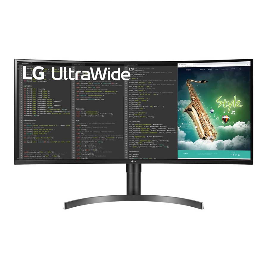 قیمت و خرید مانیتور خمیده 35 اینچ ال جی مدل UltraWide 35WN75C | یاس ارتباط