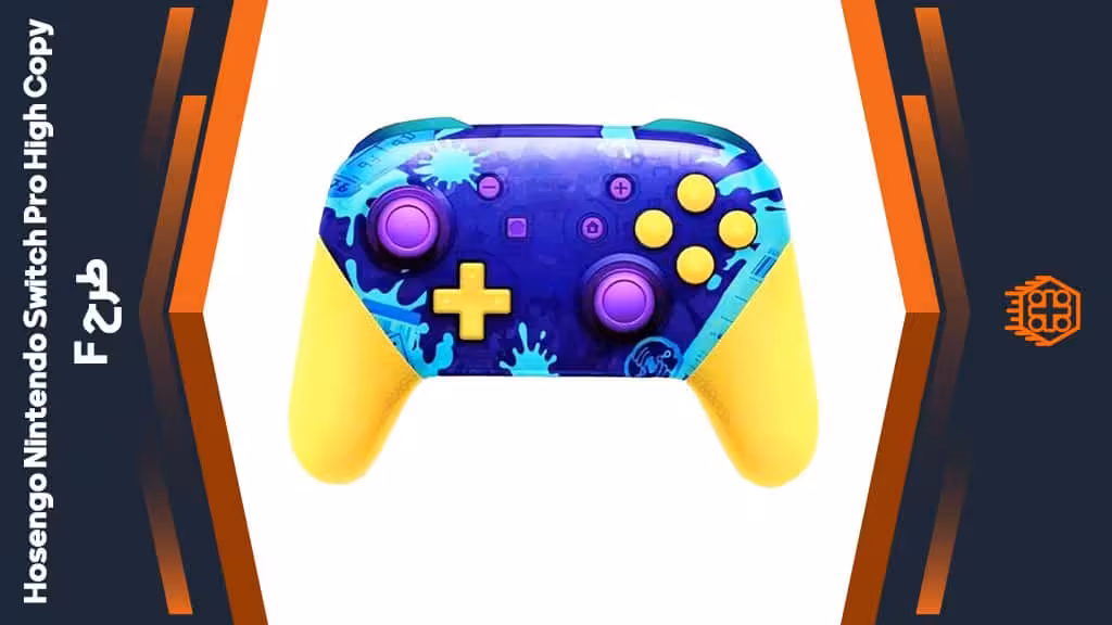 کنترلر بی سیم Hosengo Nintendo Switch Pro High Copy – طرح Splatoon