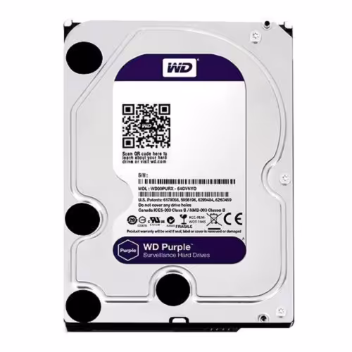 Western Digital Purple 8TB Internal Hard Drive WD80PUZX