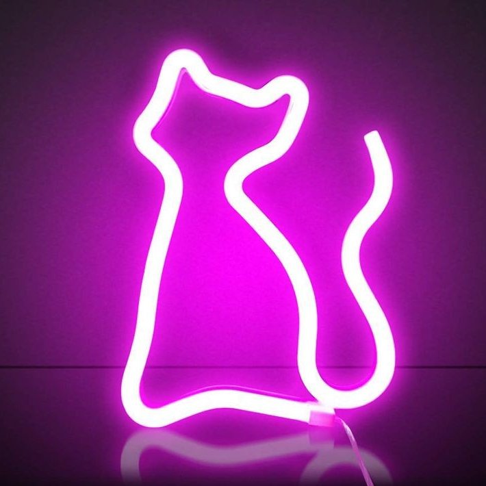 نئون فلکسی طرح گربه