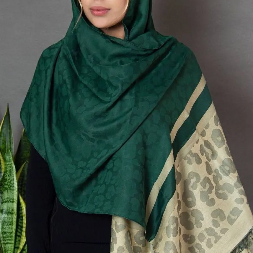 شال ژاکارد پلنگی