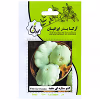 کدو ستاره ای سفید ارکا بذر ایرانیان
