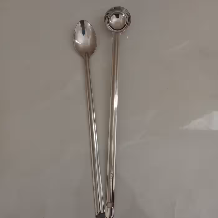 قاشق و ملاقه بلند همزن پارچ شربت استیل هند2 عددی یک عدد قاشق و یک عدد ملاقه (قاشق شربت خوری بلند)