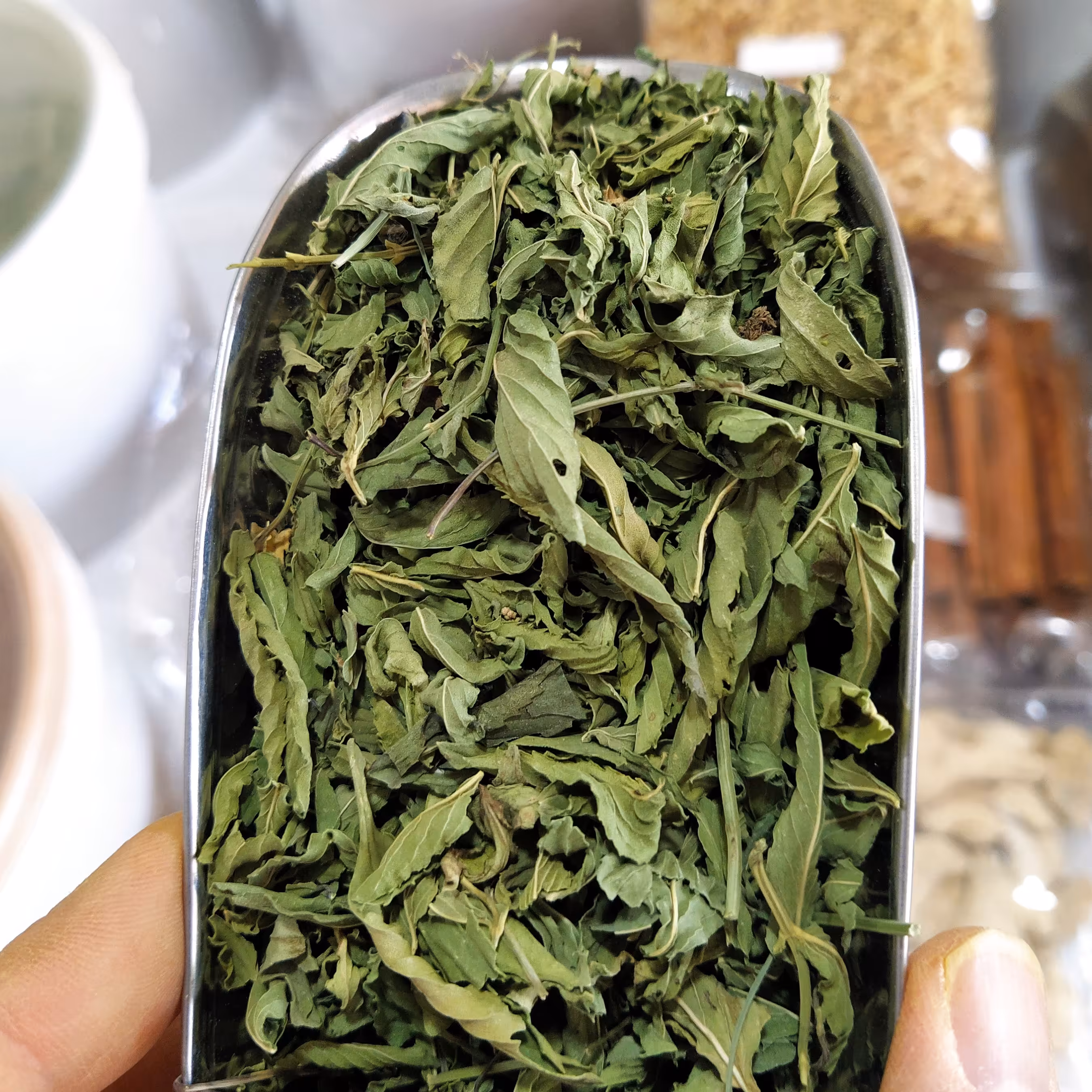 نعناع خشک برگ درجه یک بسته بندی 100 گرمی