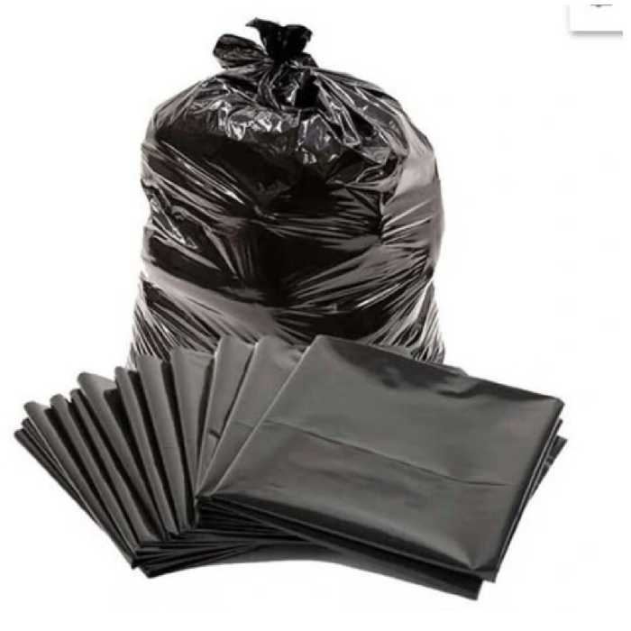 کیسه زباله ضخیم  زرد و مشکی سایز 120 در 140