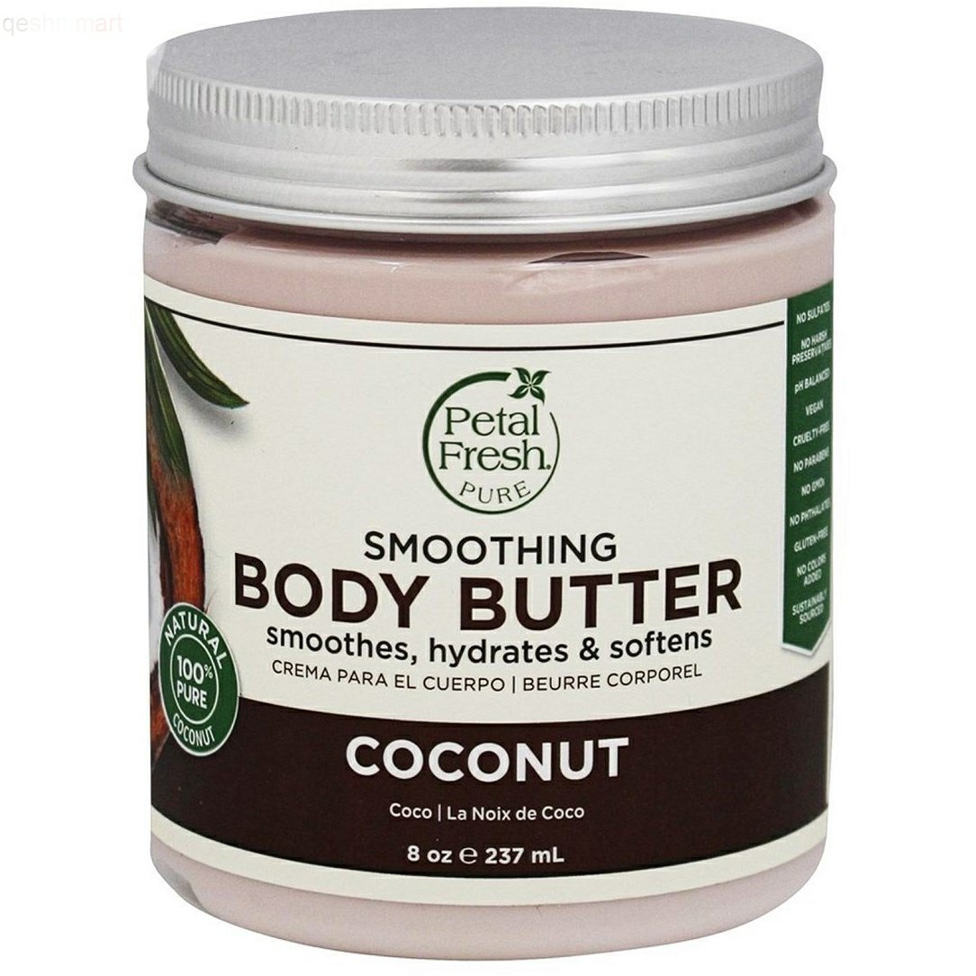 کره بدن نارگیل پتال فرش Petal Fresh Coconut Body Butter حجم 237 میلی لیتر