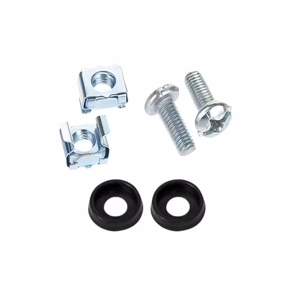 پیچ و مهره و واشر رک بسته 50 عددی