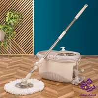 سطل و تی چرخشی پدال دار لیمون