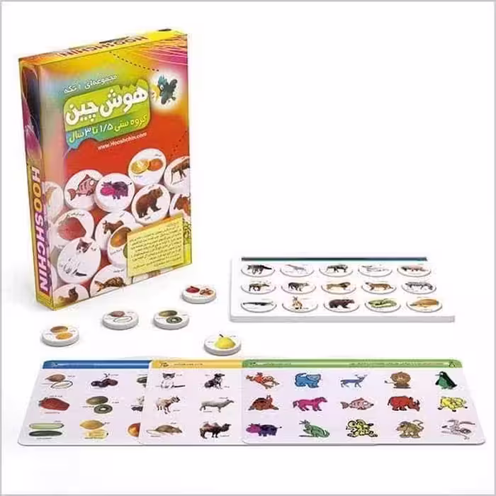 بازی فکری هوش چین مجموعه یک تکه گروه سنی زیر 3 سال گروه سنی 3 و 4 و 5سال ادراک دریافت اطلاعات شناخت محیط