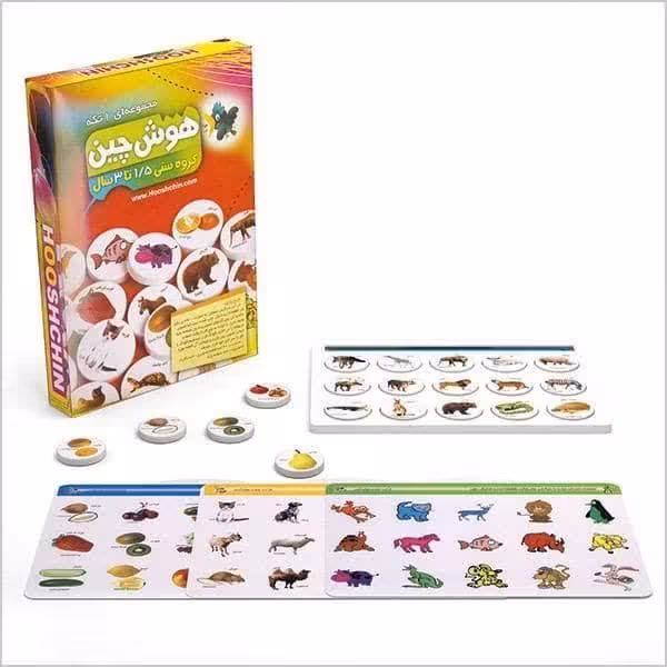 بازی فکری هوش چین مجموعه یک تکه گروه سنی زیر 3 سال گروه سنی 3 و 4 و 5سال ادراک دریافت اطلاعات شناخت محیط