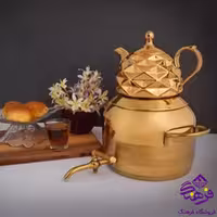 کتري قوري شيردار تمام طلايي MRS 611