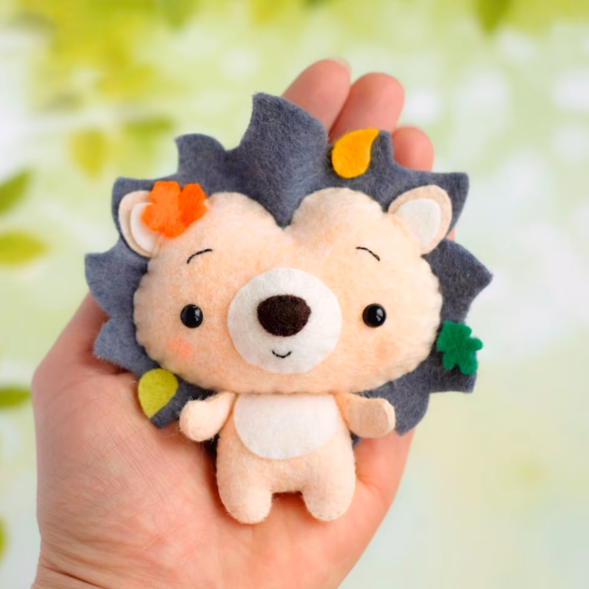 عروسک نمدی (طرح جوجه تیغی)