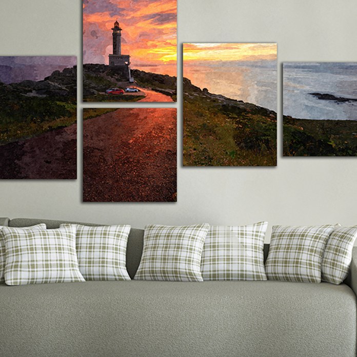 تابلو شاسی دکوراتیو آریکان کد TA2905 سایز 120x70