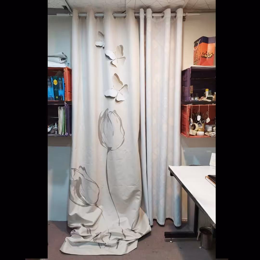 نمونه اجرایی پرده چاپی