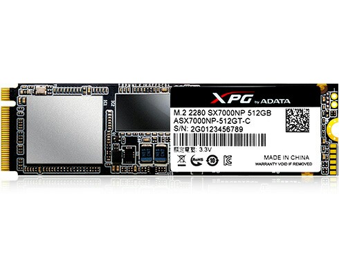 حافظه اس اس دی ای دیتا مدل ایکس پی جی اس ایکس 7000 با ظرفیت 512 گیگابایت