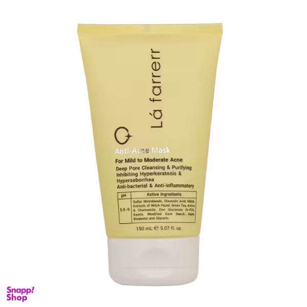 ماسک صورت لافارر مدل Anti Acne حجم 150 میلی لیتر