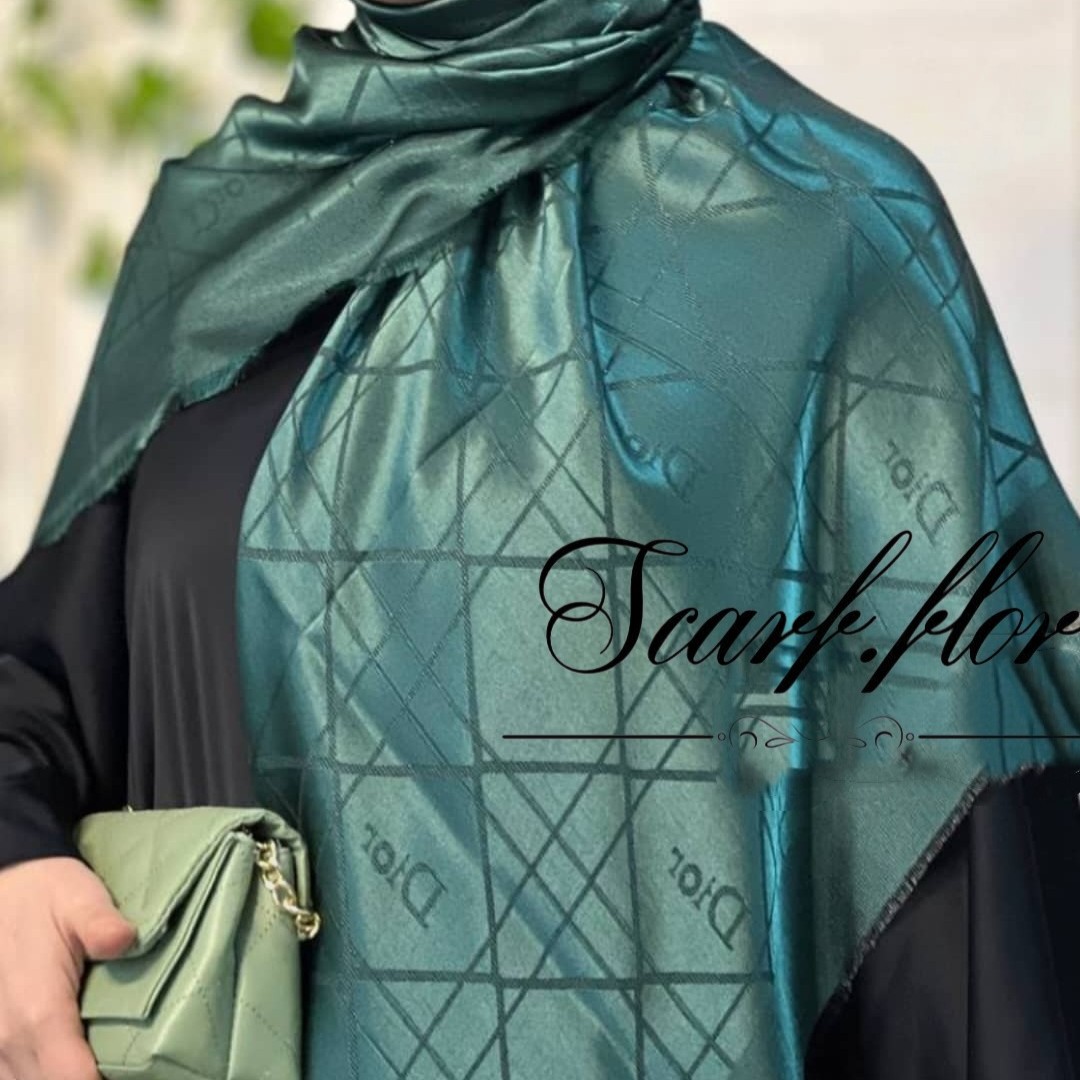 روسری نخ ژاکارد دو رو قواره بزرگ ایستایی عالی