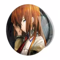 آینه جیبی خندالو طرح ماکیسه کوریسو انیمه دختر مدل تاشو کد 12155