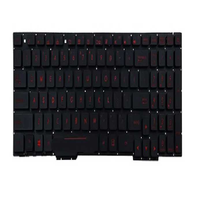 کیبورد لپ تاپ ایسوس ROG Strix GL553 مشکی-اینترکوچک با بک لایت-بدون فریم