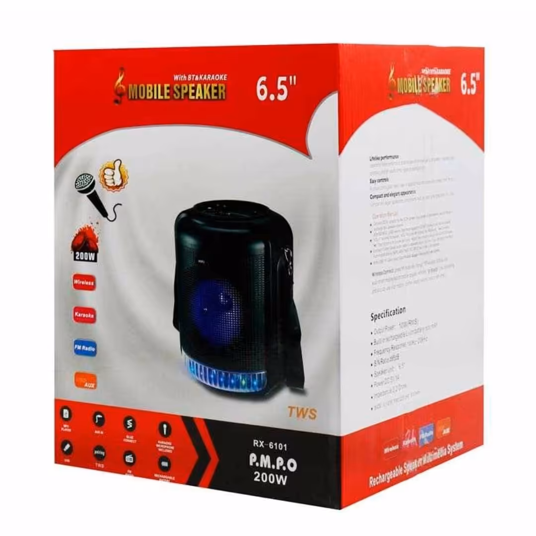 اسپیکر بلوتوثی قابل حمل TWS RX-6101