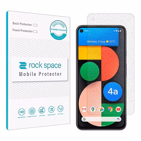 گلس گوگل Pixel 4a 5G مدل نانو هیدروژل گیمینگ برند راک اسپیس کد S