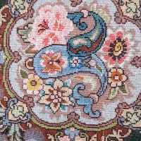  قالیچه دست بافت  100در180طرح سالاری خوش طرح ونقشه استادبافت  