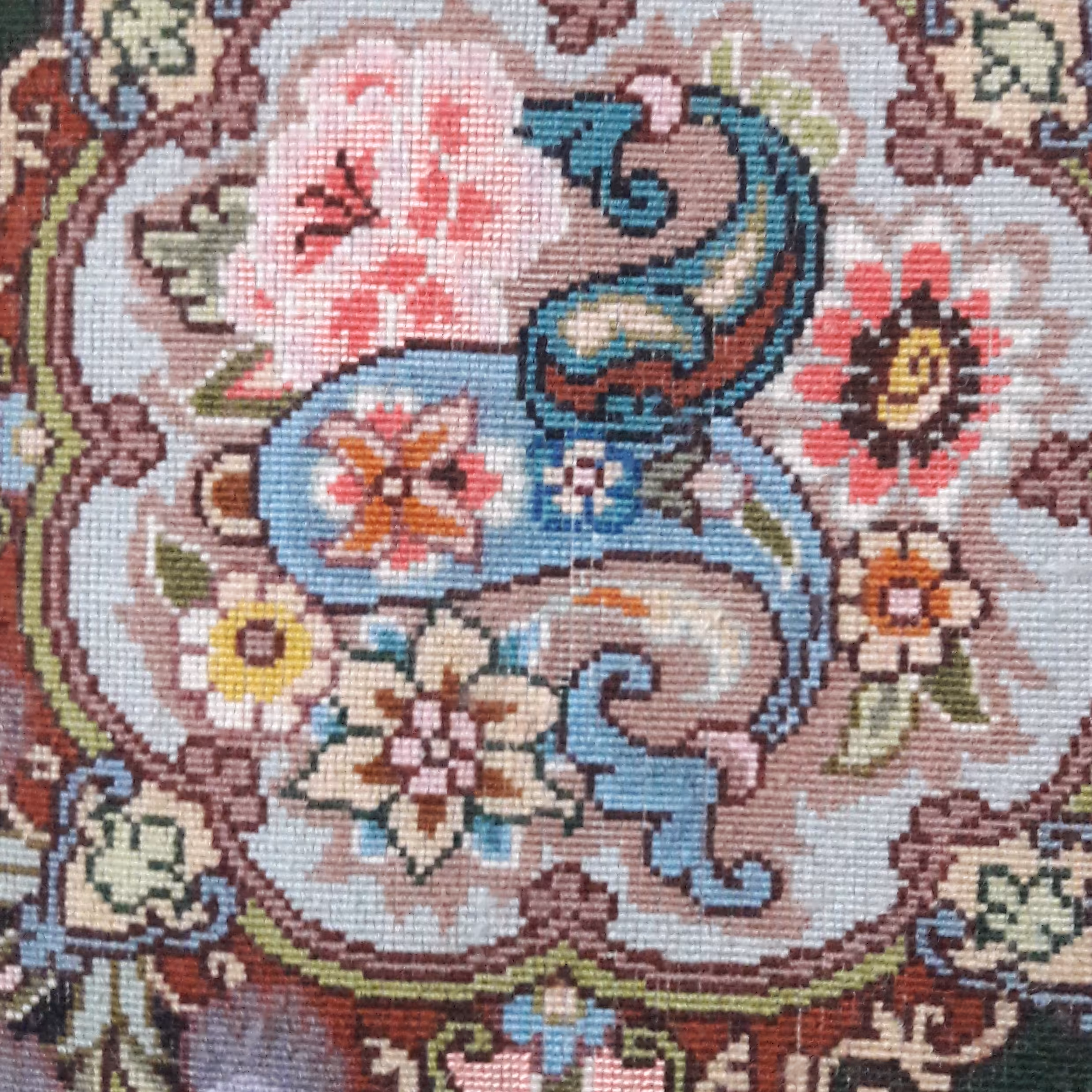  قالیچه دست بافت  100در180طرح سالاری خوش طرح ونقشه استادبافت  