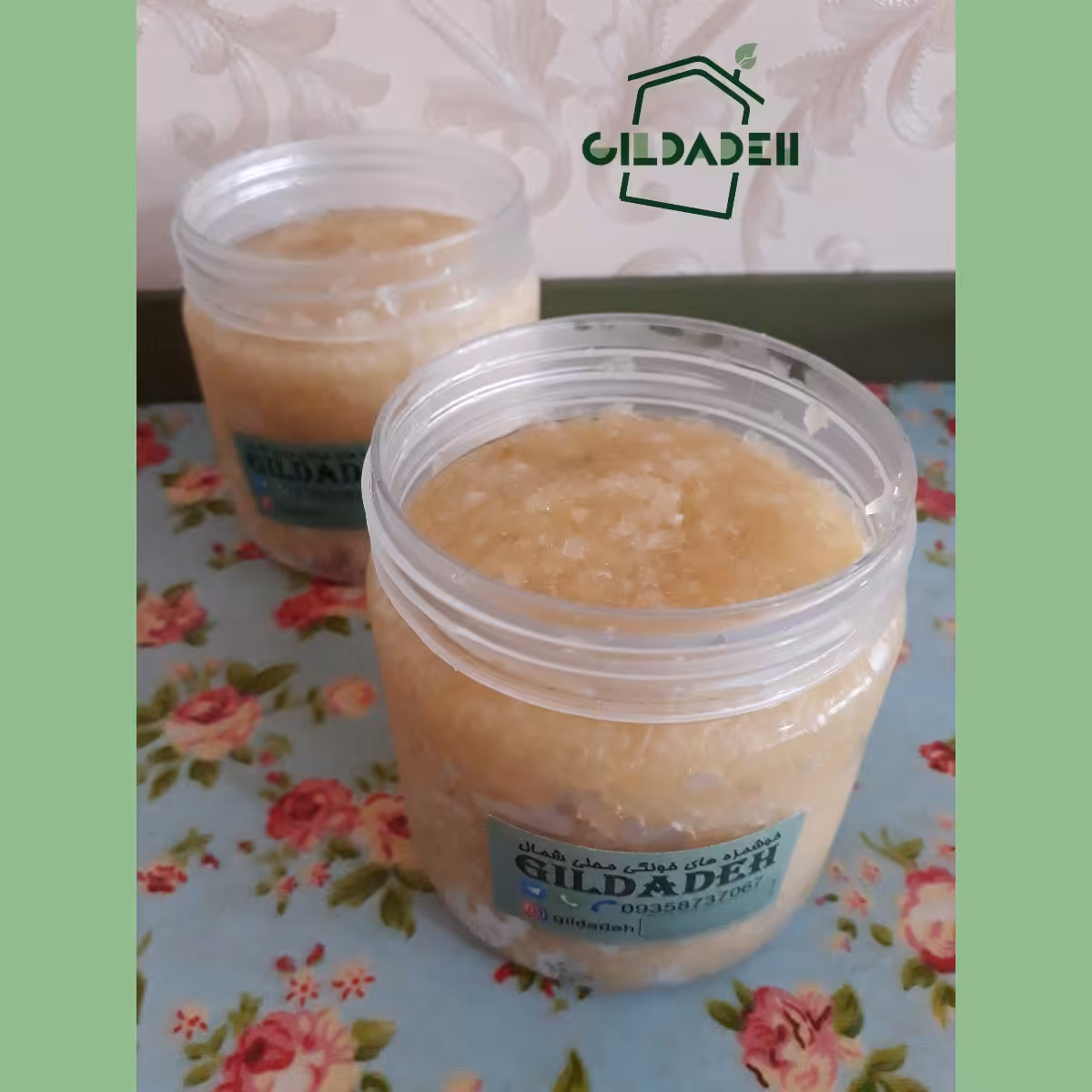 پوره سیر خالص بدون روغن