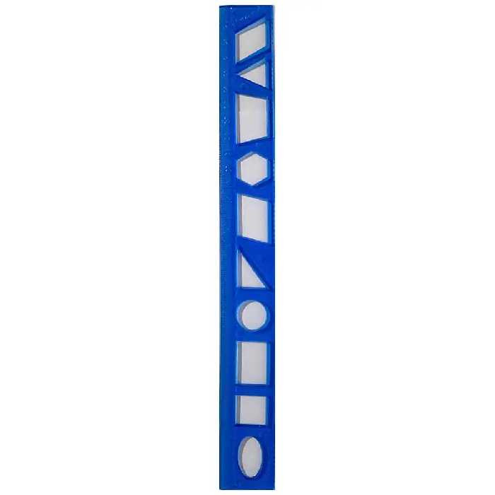 خرید خط کش 30 سانت ژله ای شابلون دار (اشکال اصلی)